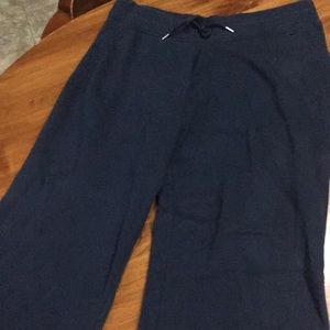 Navy blue sweatpants